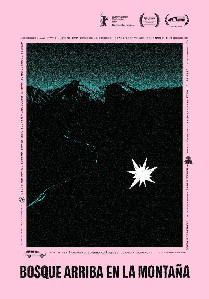 Afiche de Bosque arriba en la montaña
