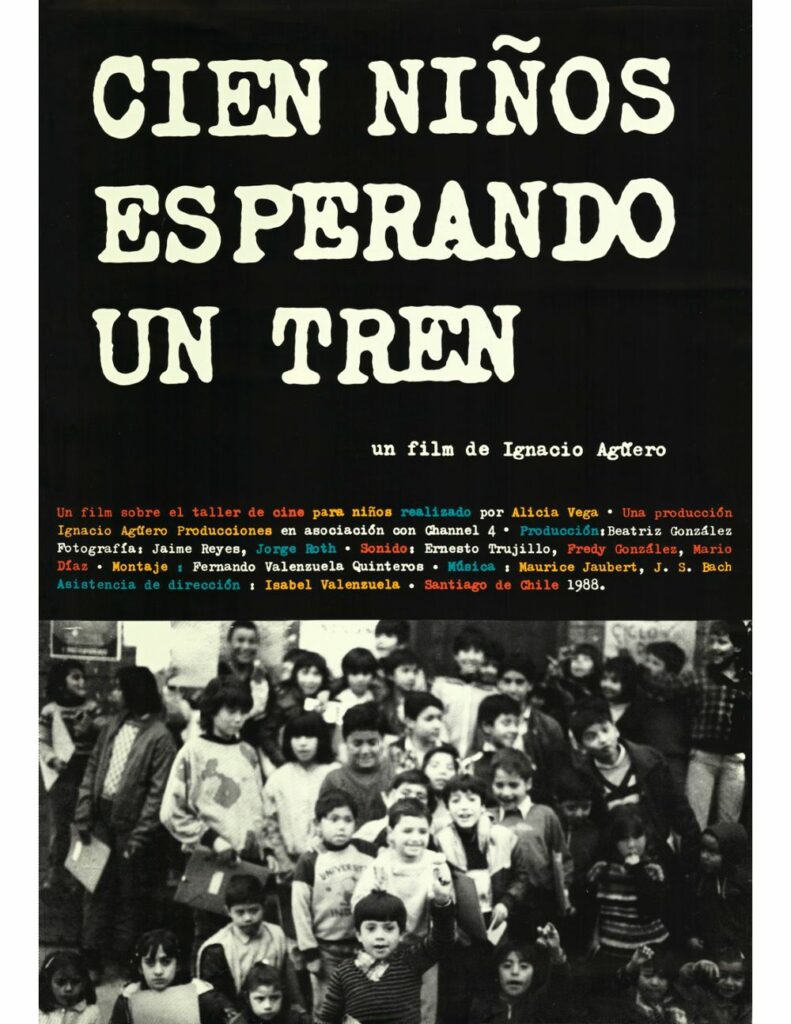 Afiche de Cien niños esperando un tren