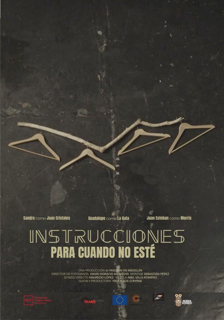 Afiche de Instrucciones para cuando no esté