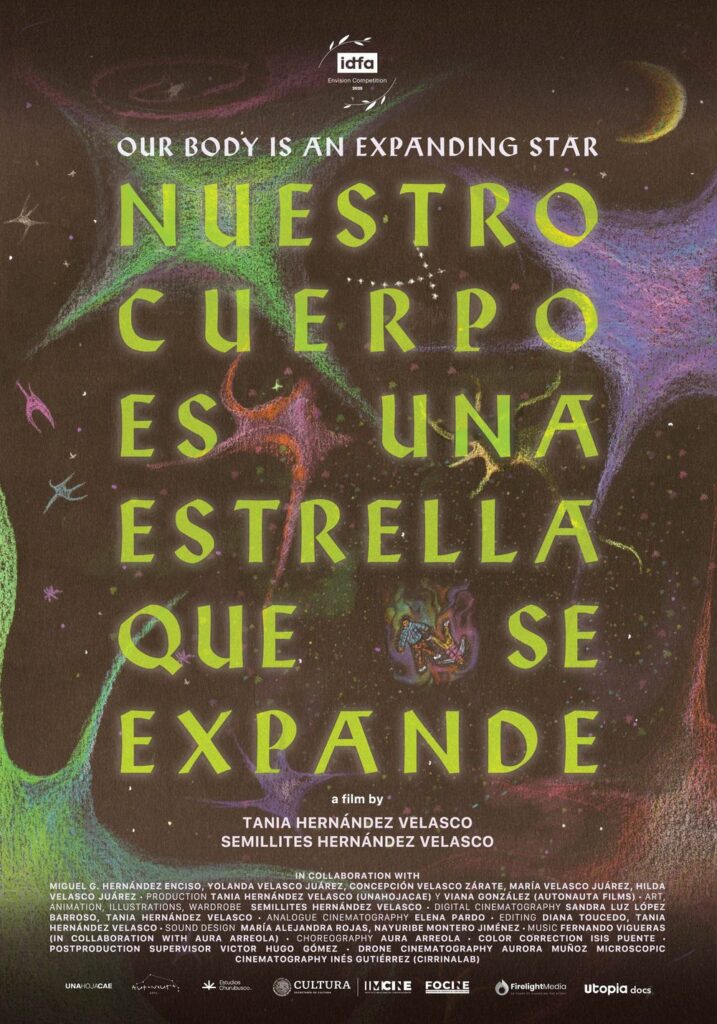 Afiche de Nuestro cuerpo es una estrella que se expande